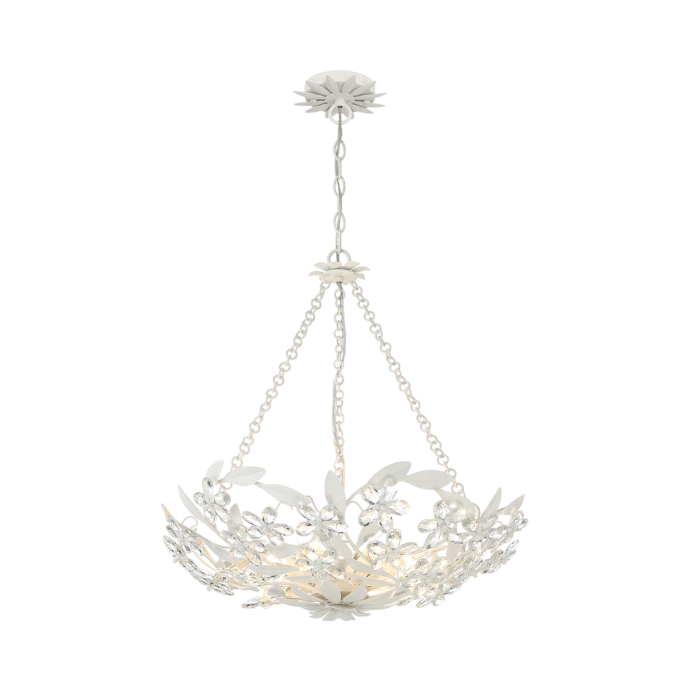 Marselle Chandelier in Matte White.