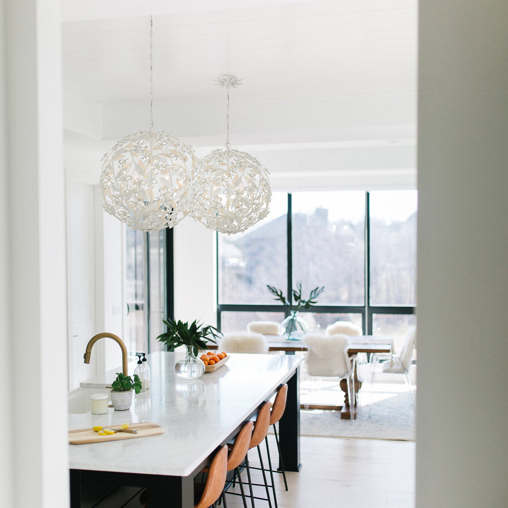 Marselle Pendant Light in dining room.