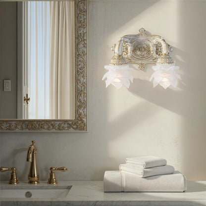 Mayfield Wall Light in bathroom.