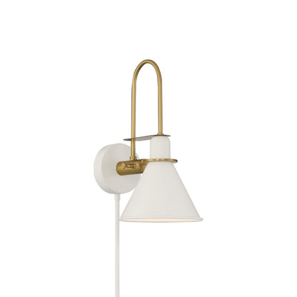 Medford Wall Light in White.