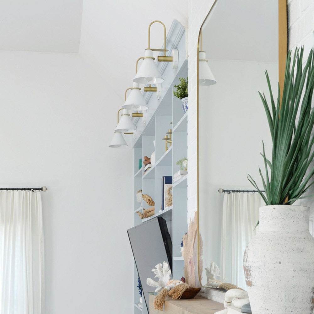 Medford Wall Light in living room.
