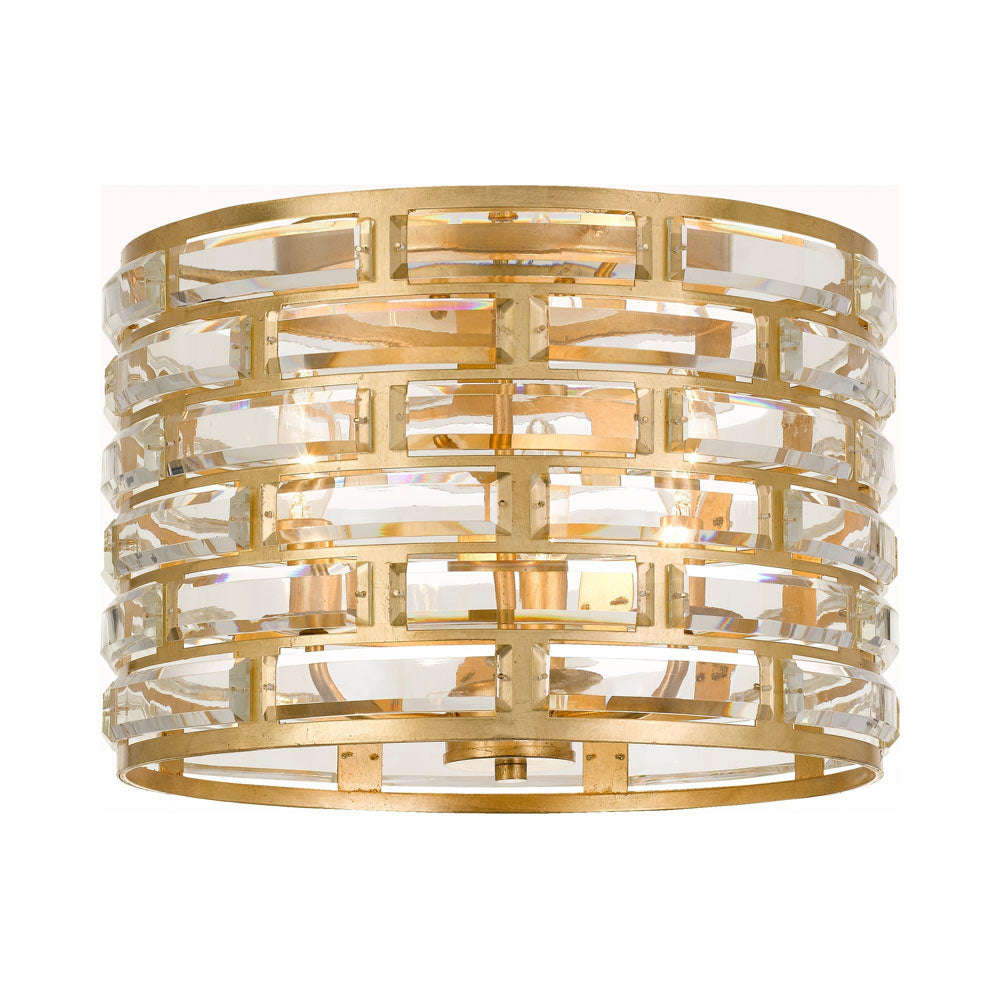 Meridian Flush Mount Ceiling Light in Detail.