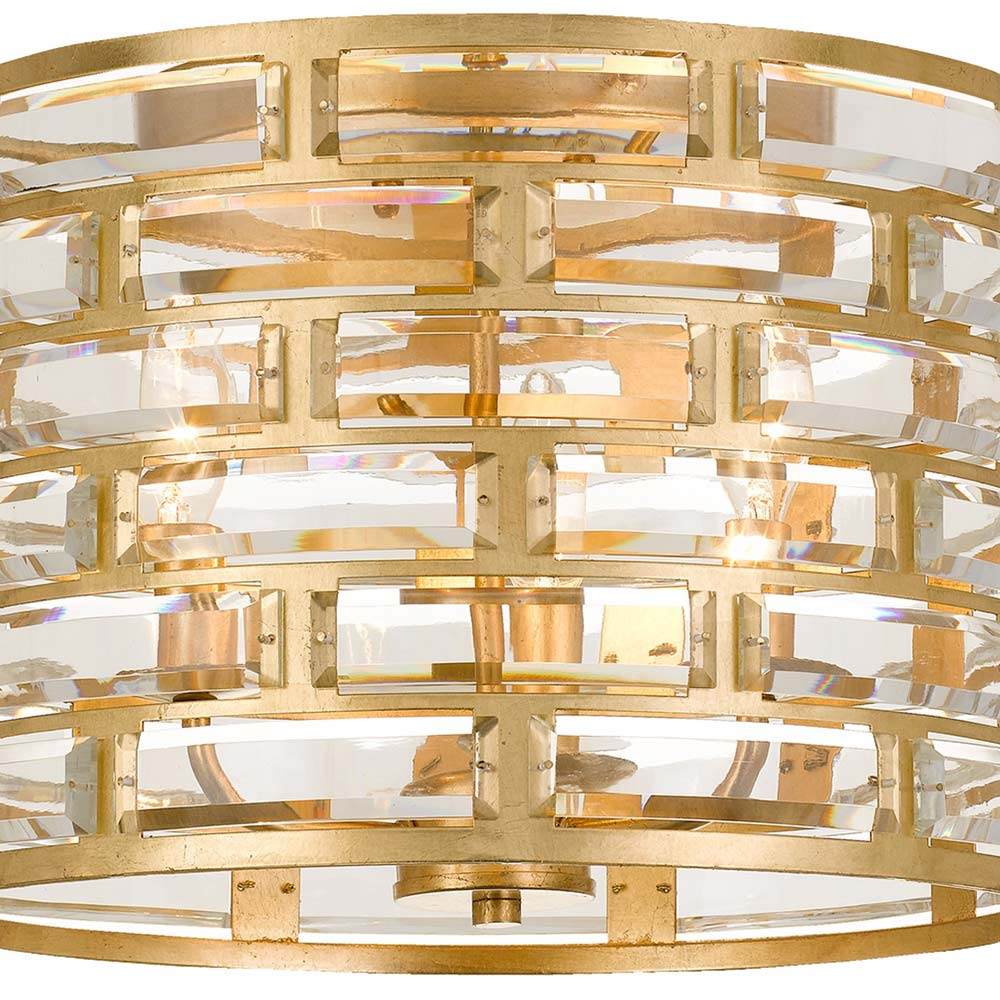 Meridian Flush Mount Ceiling Light in Detail.