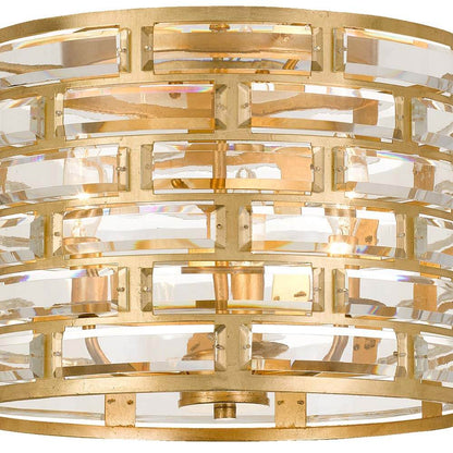 Meridian Flush Mount Ceiling Light in Detail.