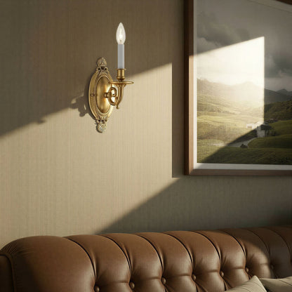 Milford Single Wall Light in living room.