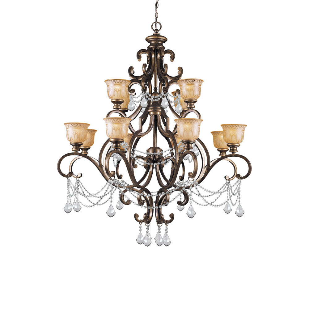 Norwalk Crystal Chandelier in Clear Italian (12-Light).