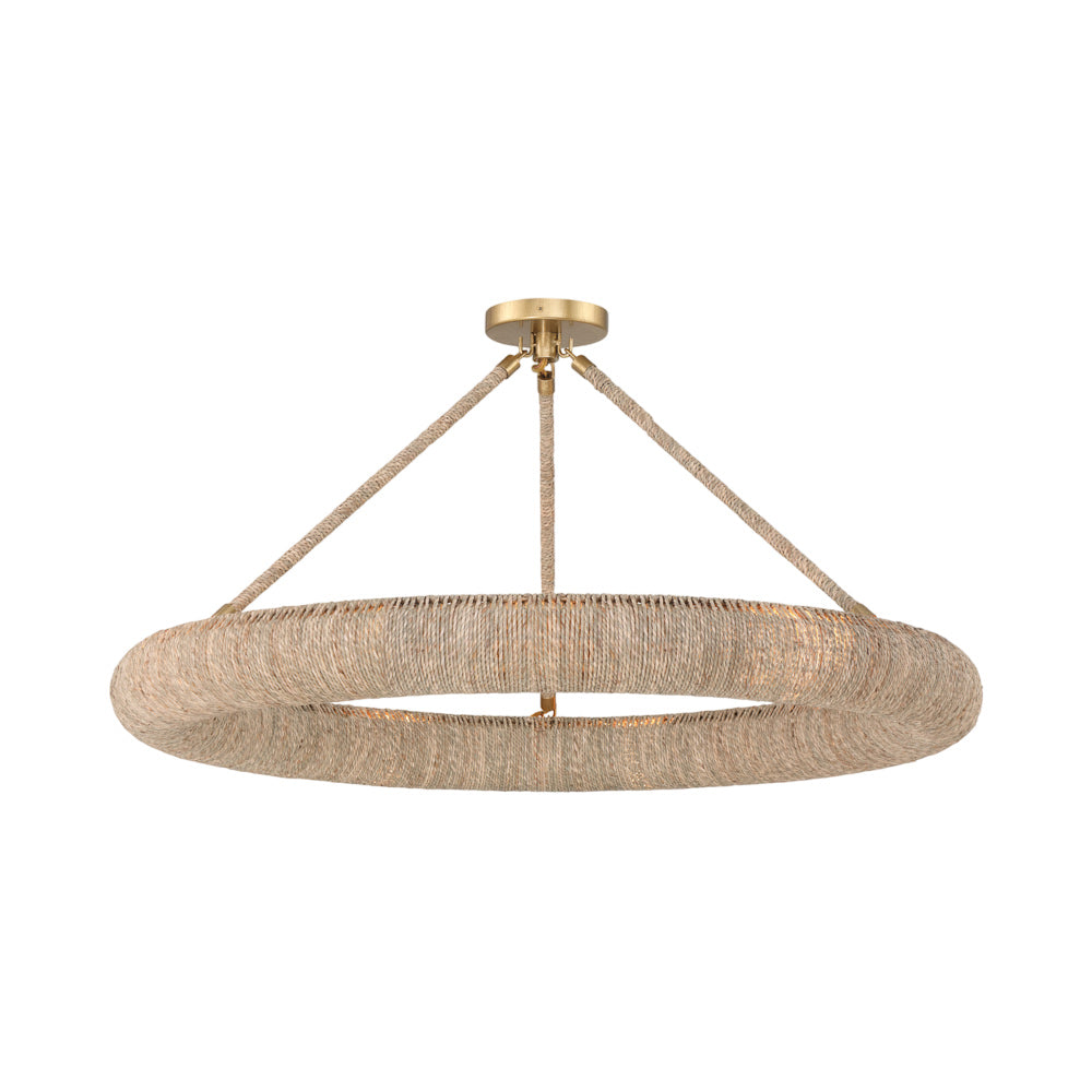 Oakley LED Semi Flush Mount Ceiling Light (32-Inch).