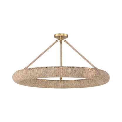 Oakley LED Semi Flush Mount Ceiling Light (32-Inch).