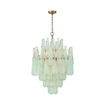 Ollie Chandelier in Green (16-Light).