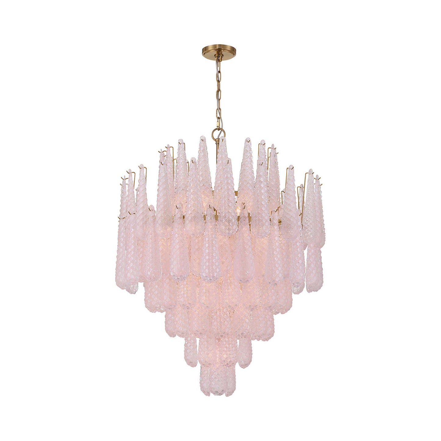 Ollie Chandelier in Blush (21-Light).