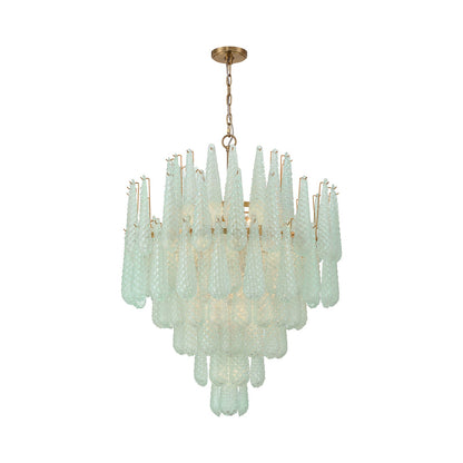 Ollie Chandelier in Green (21-Light).