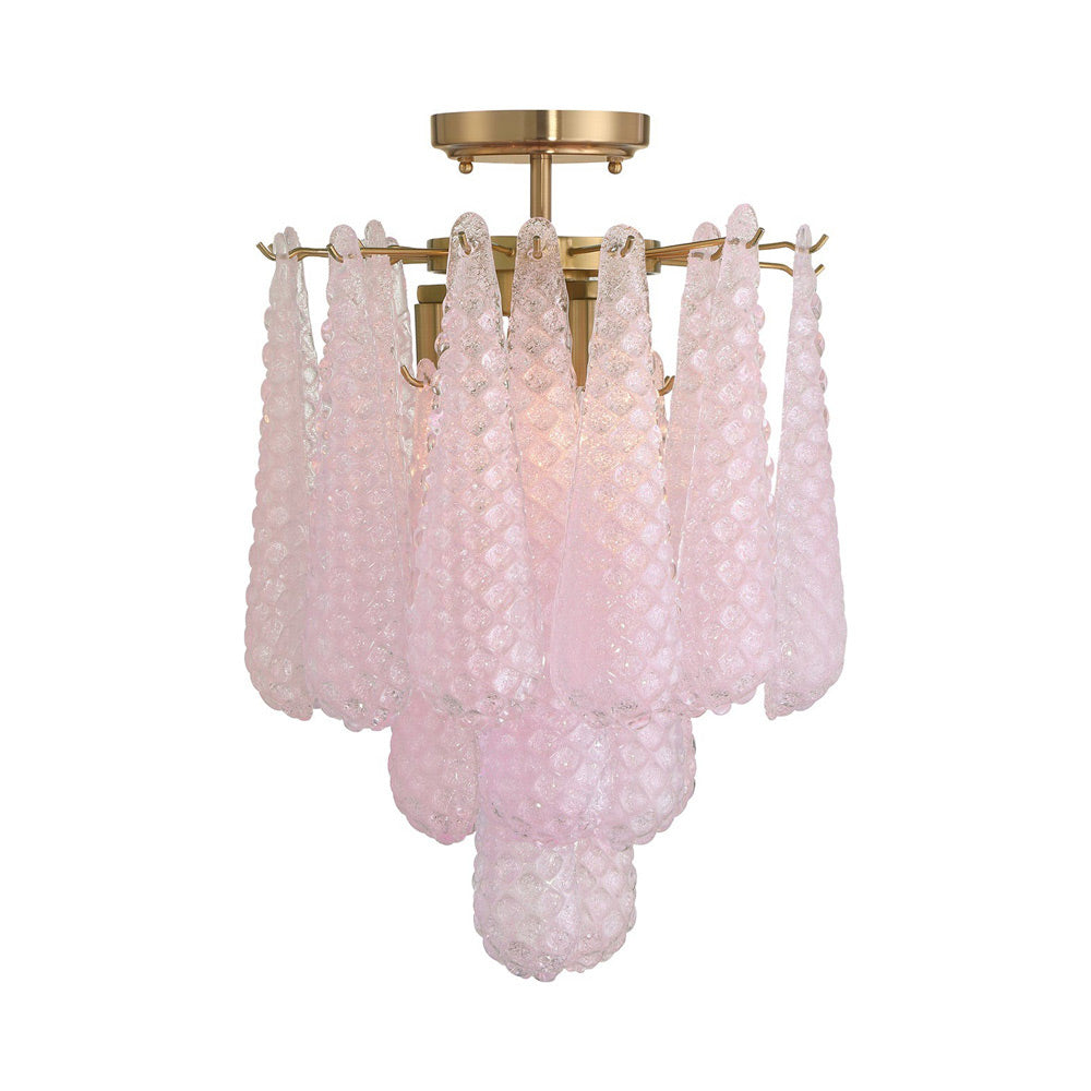 Ollie Semi Flush Mount Ceiling Light in Detail.