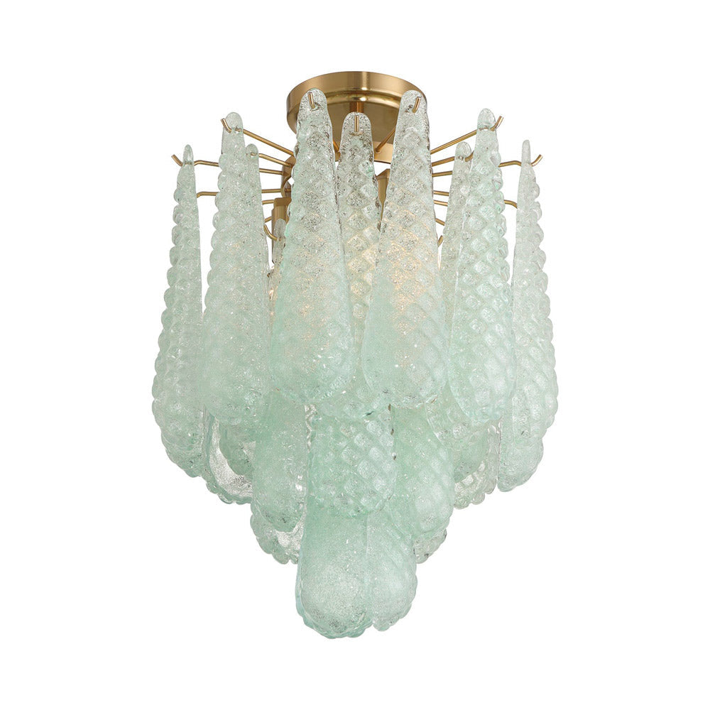 Ollie Semi Flush Mount Ceiling Light in Detail.