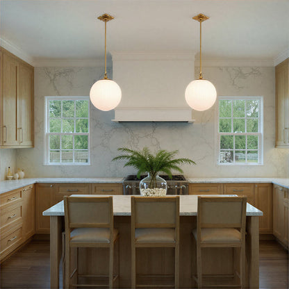 Orly Pendant Light in kitchen.