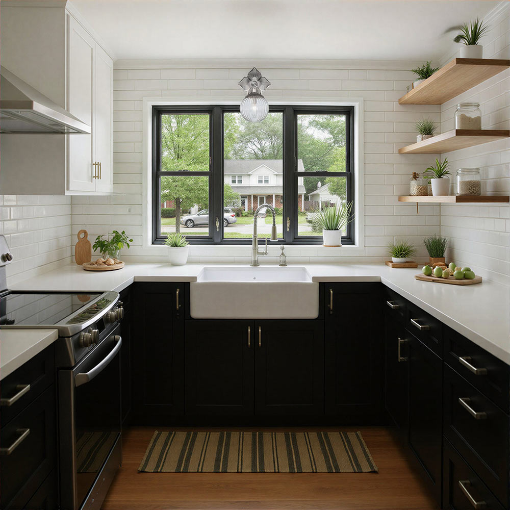 Orly Single Wall Light in kitchen.