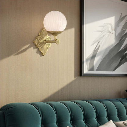 Orly Single Wall Light in living room.