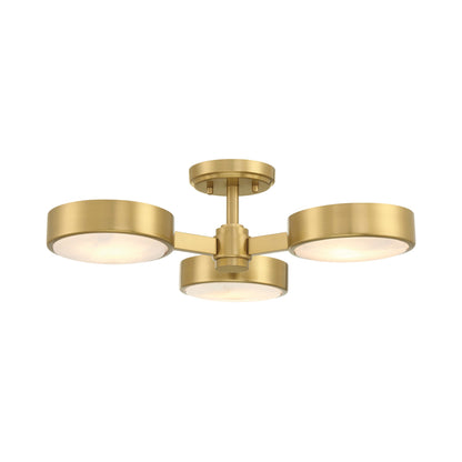 Orson Semi Flush Mount Ceiling Light in Alabaster.