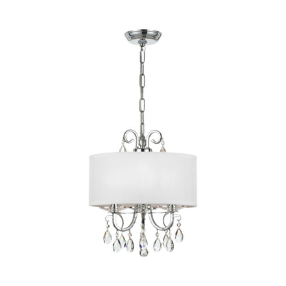 Othello Chandelier in Polished Chrome (3-Light).