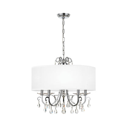 Othello Chandelier in Polished Chrome (5-Light).