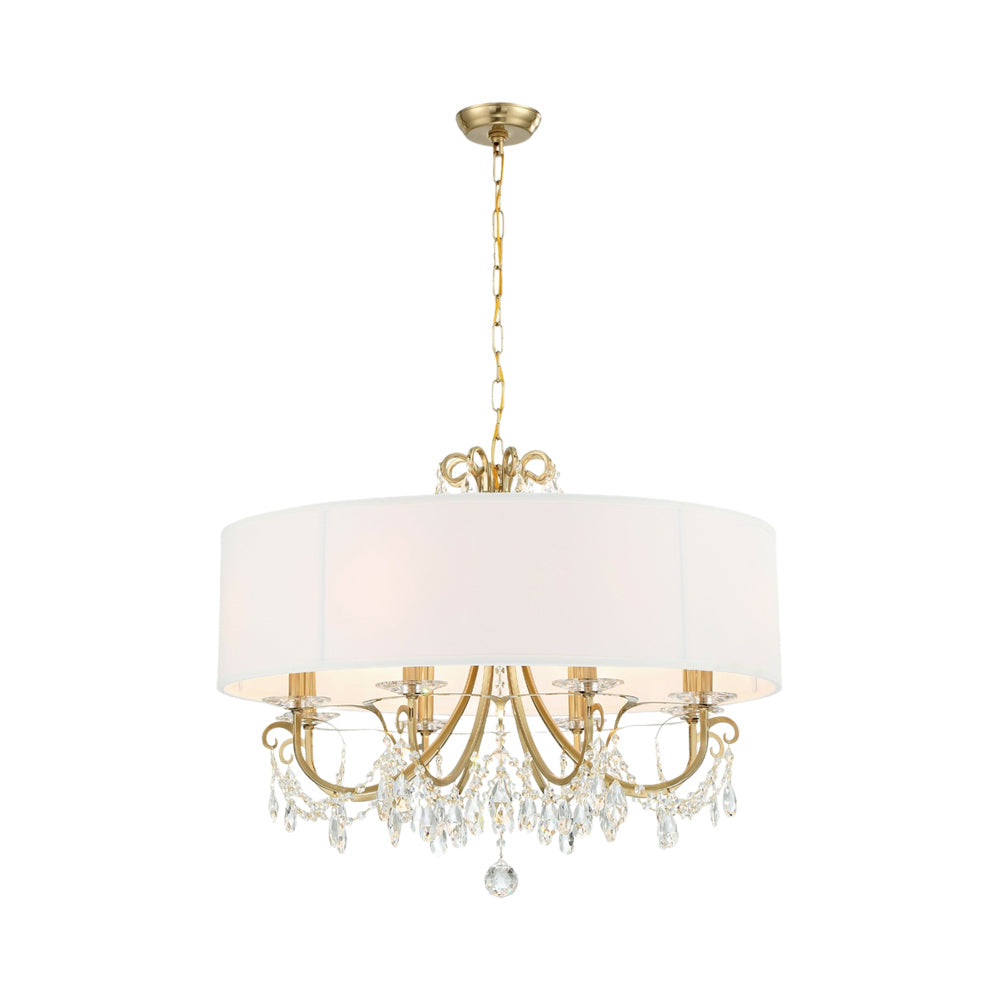 Othello Chandelier in Vibrant Gold (8-Light).