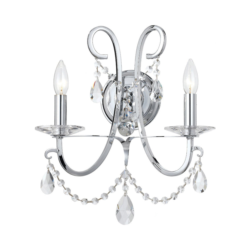 Othello Wall Light in Polished Chrome.