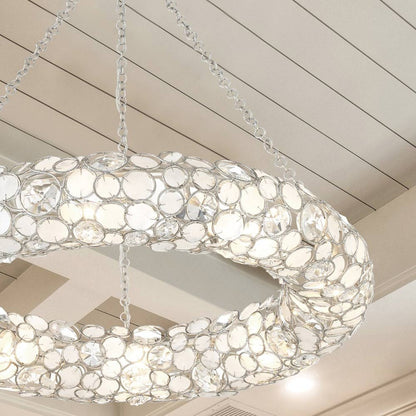 Palla Ring Chandelier in Detail.