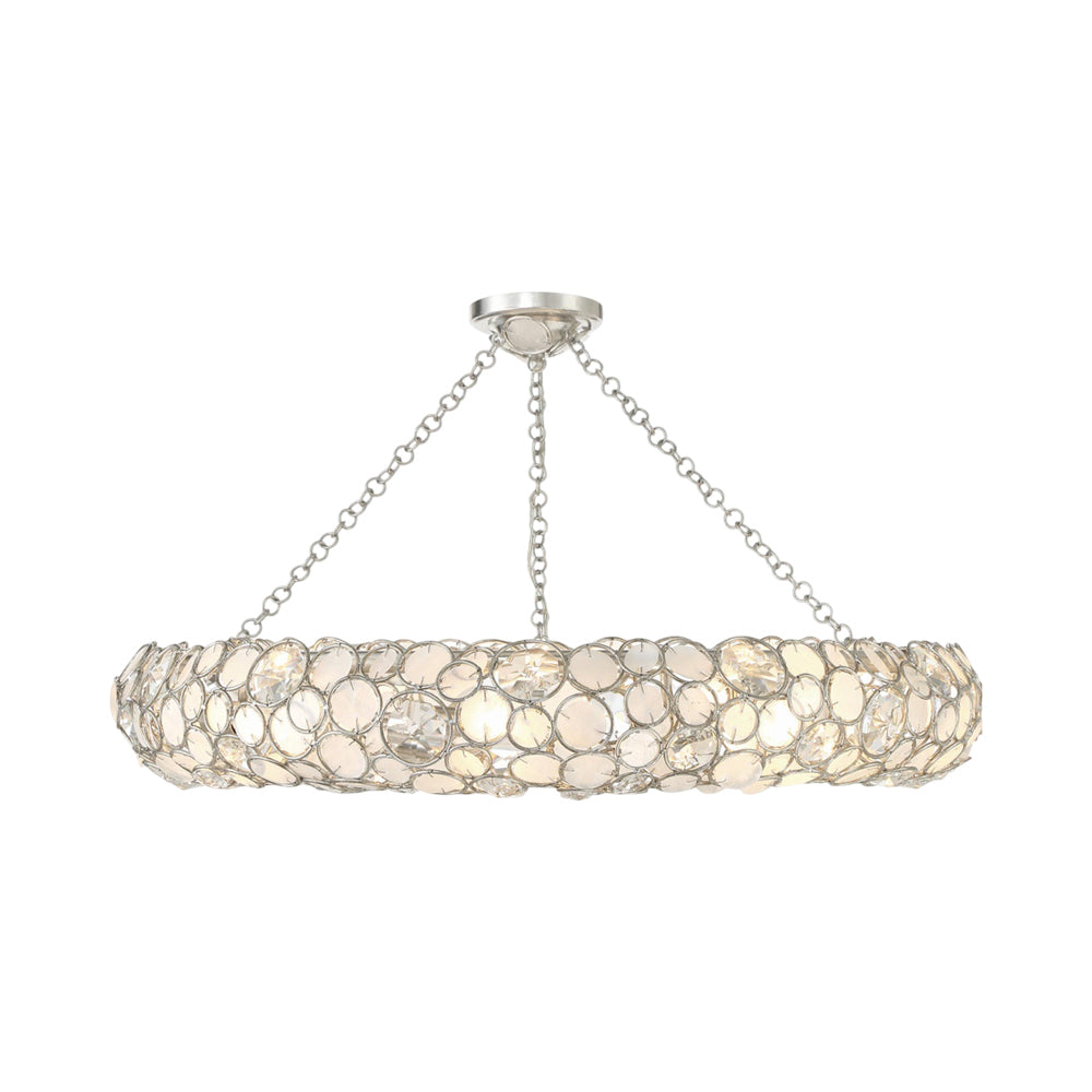 Palla Ring Semi Flush Mount Ceiling Light in Detail.