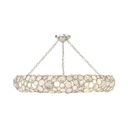 Palla Ring Semi Flush Mount Ceiling Light in Detail.