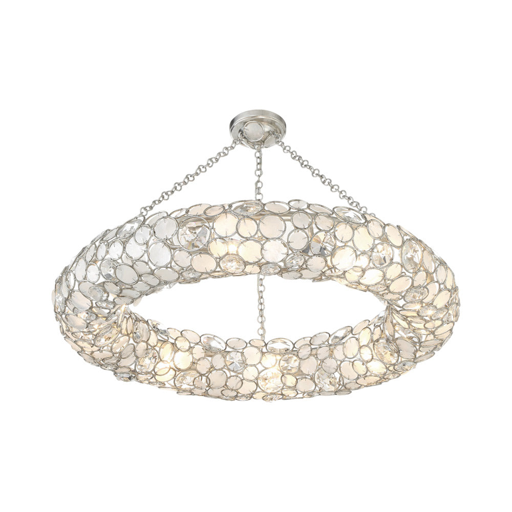 Palla Ring Semi Flush Mount Ceiling Light in Detail.