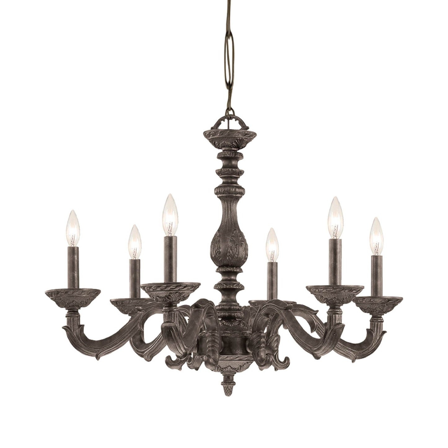 Paris Market Chandelier in Venetian Bronze (6-Light).