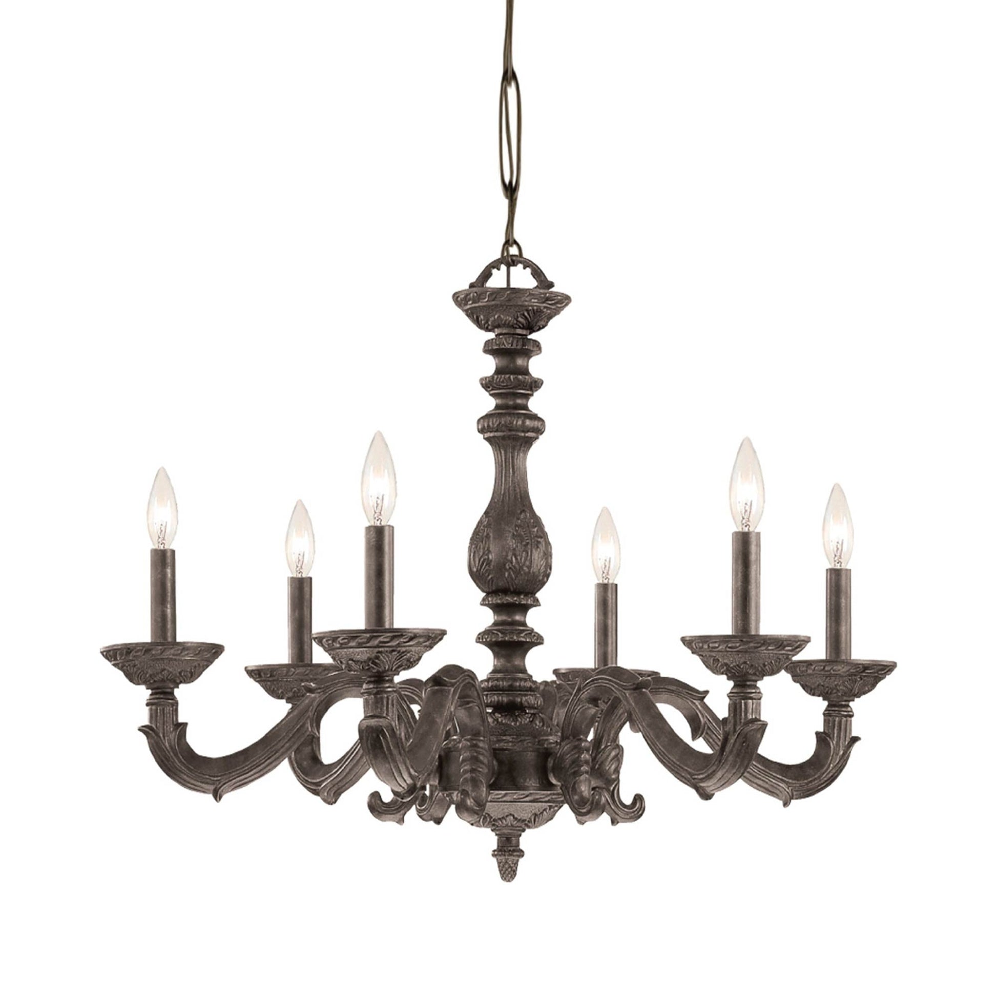 Paris Market Chandelier in Venetian Bronze (6-Light).