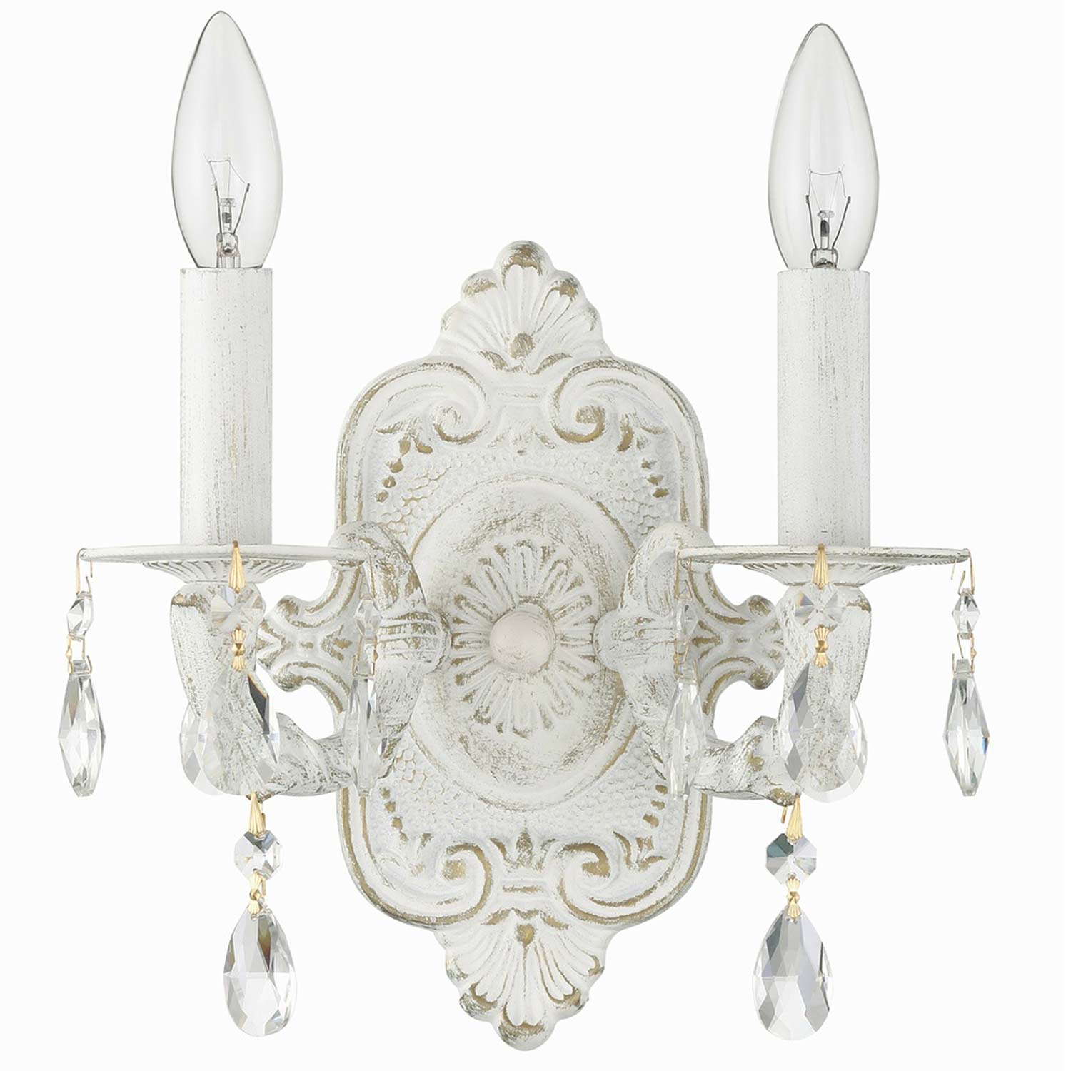 Paris Market Crystal Wall Light in Detail.