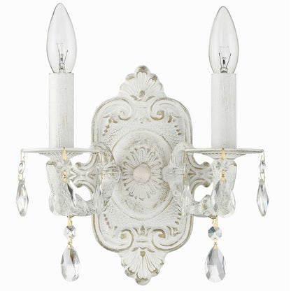 Paris Market Crystal Wall Light in Detail.