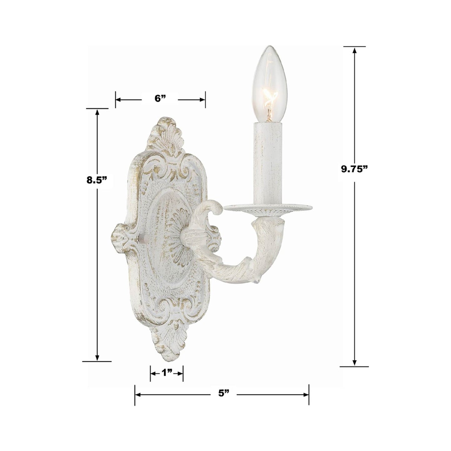 Paris Market Wall Light - line drawing.