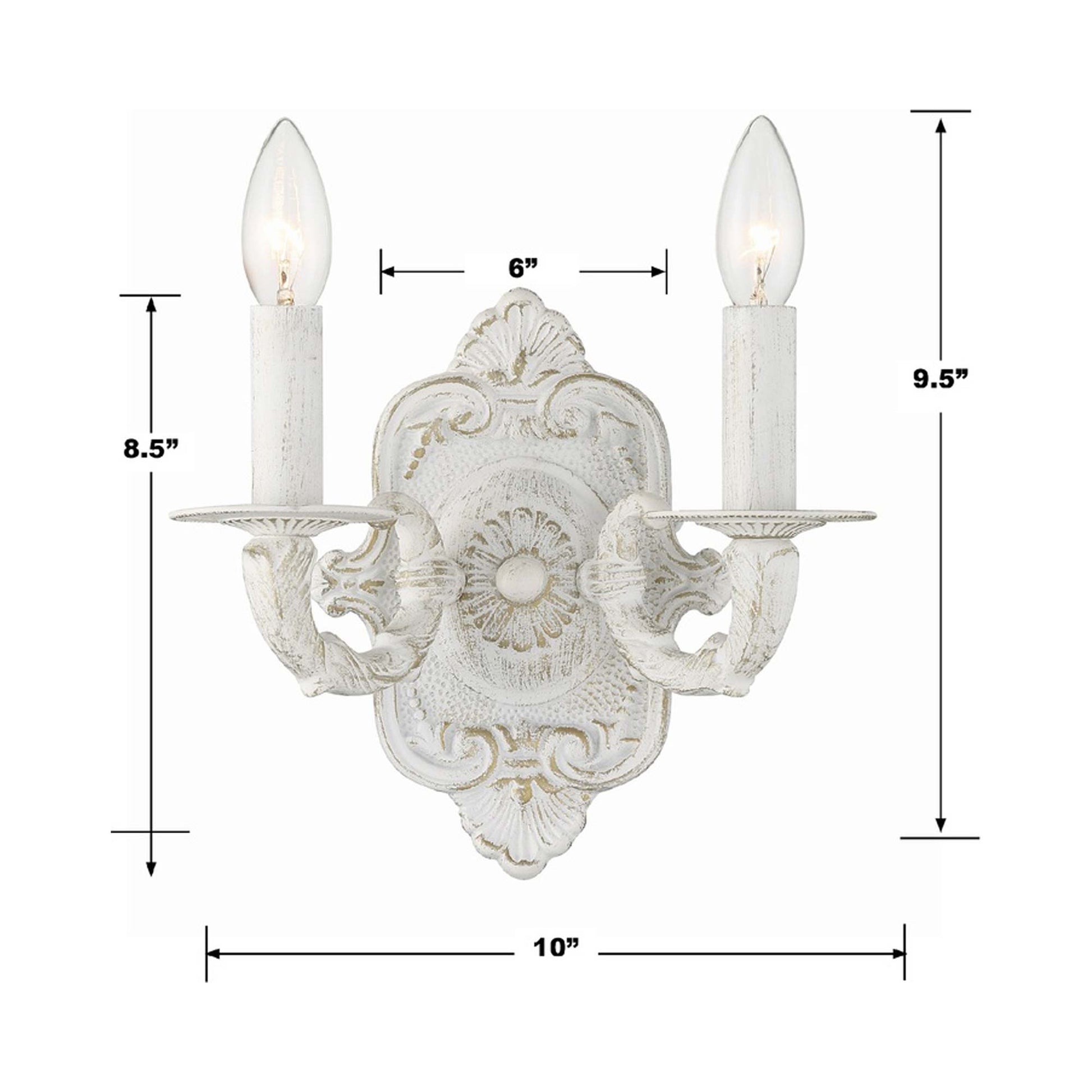 Paris Market Wall Light - line drawing.