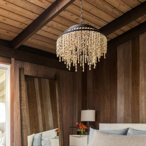 Poppy Chandelier in bedroom.