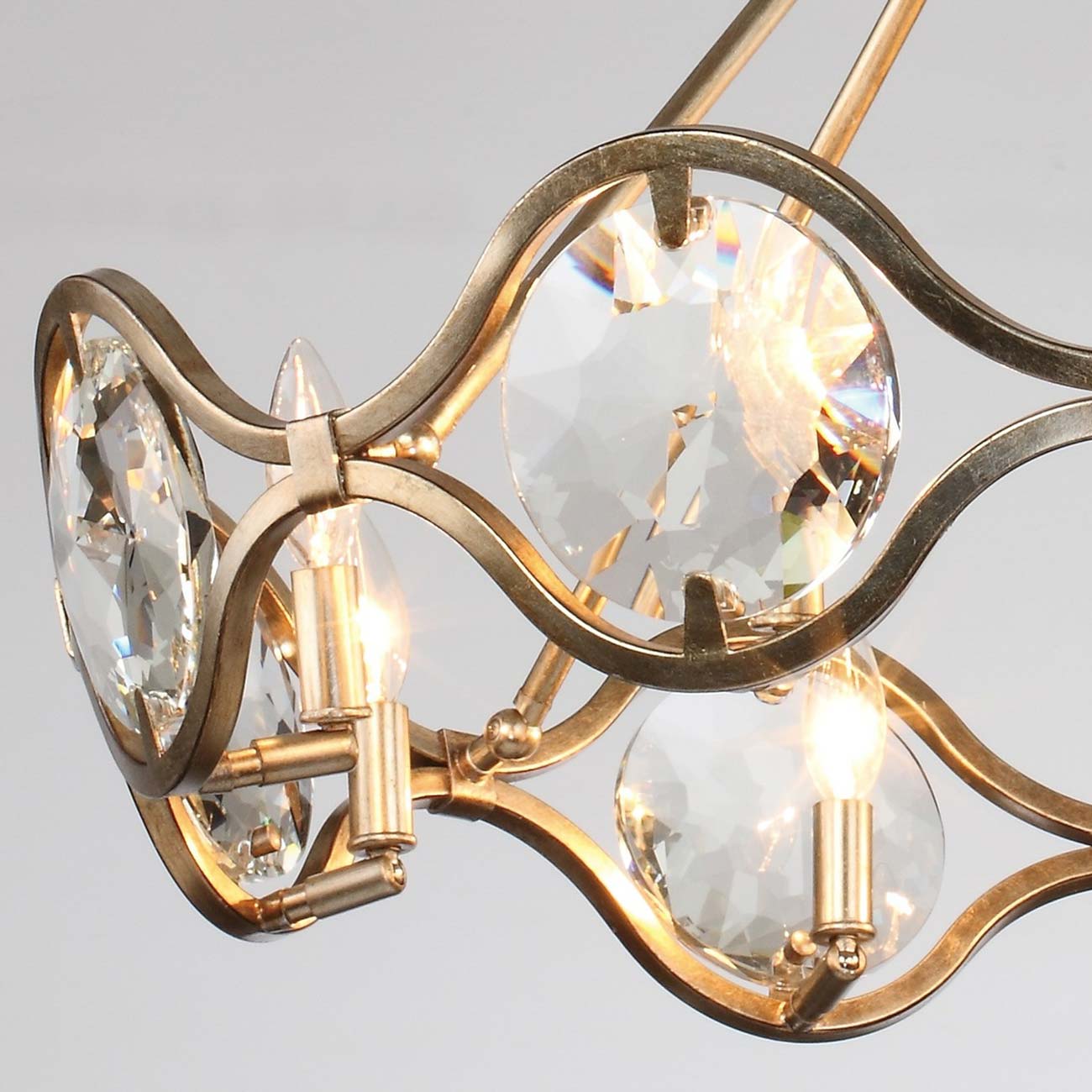 Quincy Chandelier in Detail.