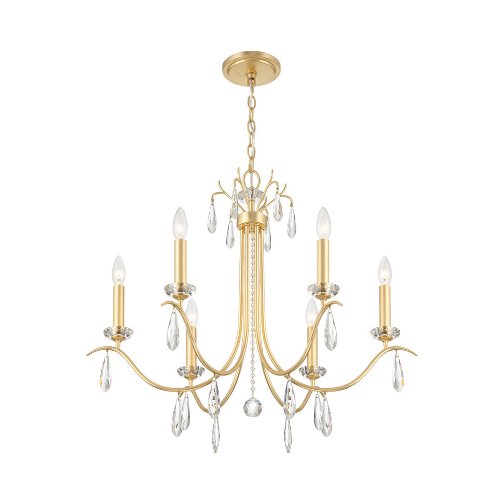 Rollins Multi Light Chandelier in Detail.
