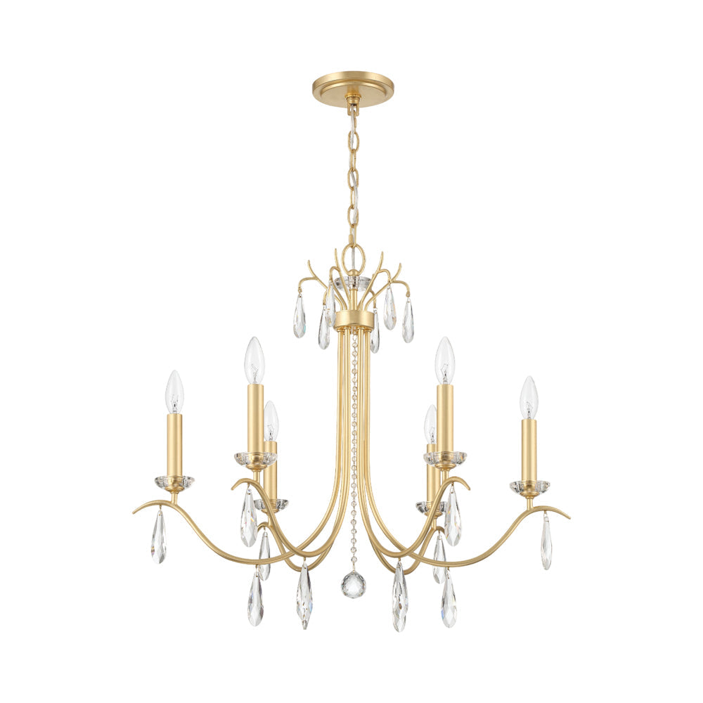 Rollins Multi Light Chandelier in Detail.