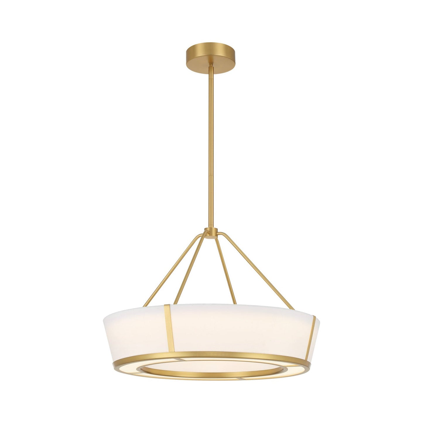 Royce LED Pendant Light in Luxe Gold.