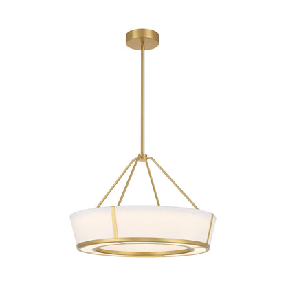 Royce LED Pendant Light in Luxe Gold.