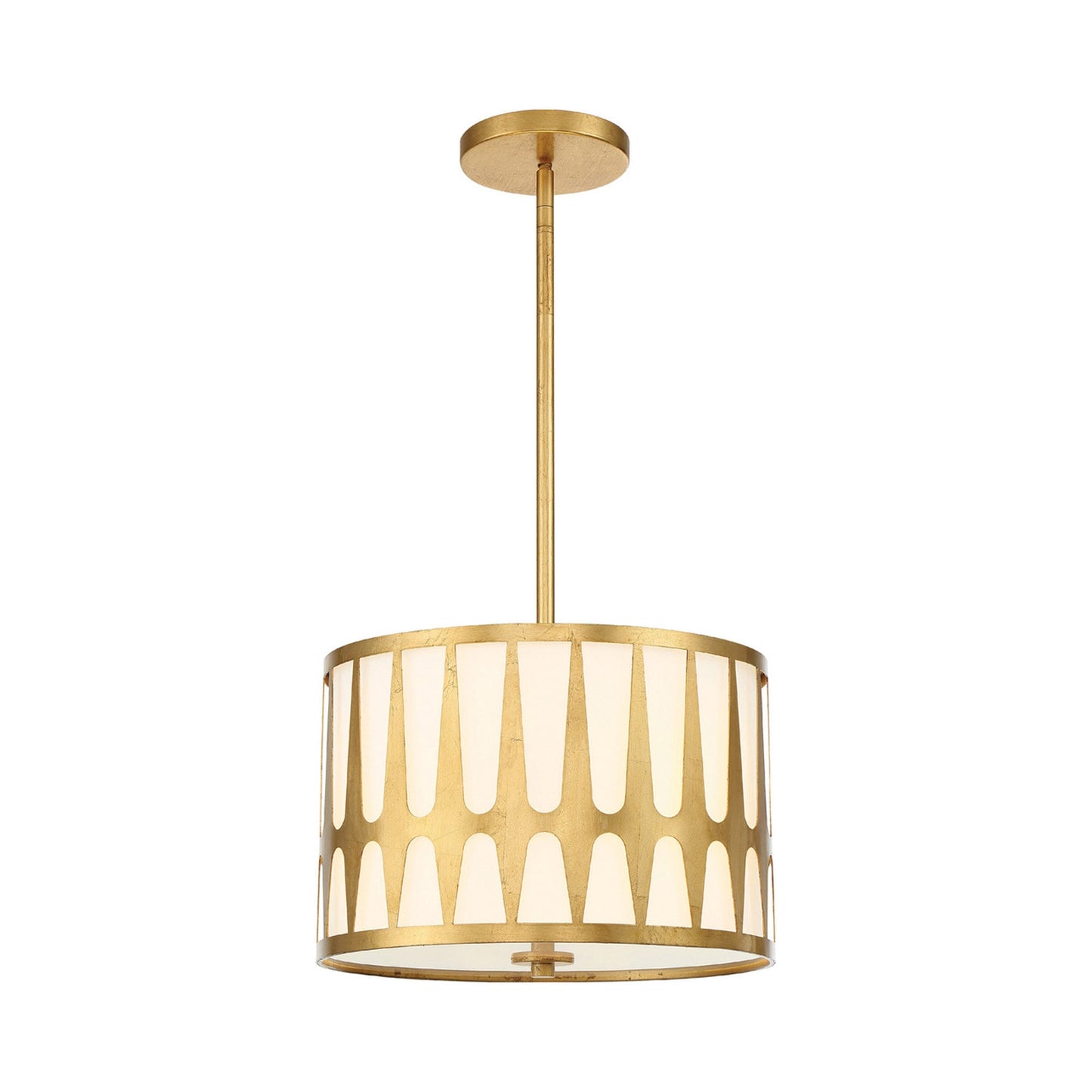 Royston Pendant Light in Antique Gold (3-Light).