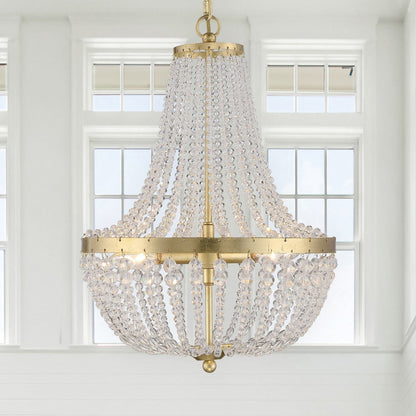 Rylee Crystal Chandelier in Detail.