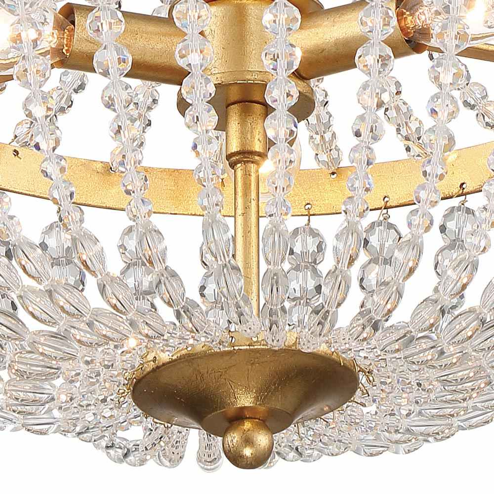 Rylee Crystal Chandelier in Detail.