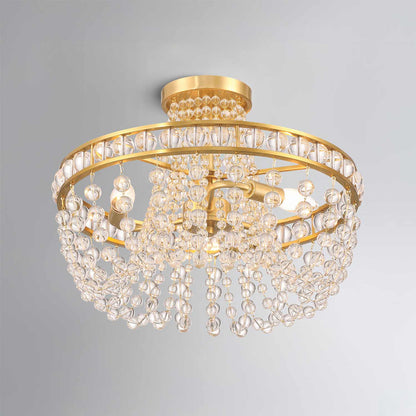 Seville Semi Flush Mount Ceiling Light in Detail.