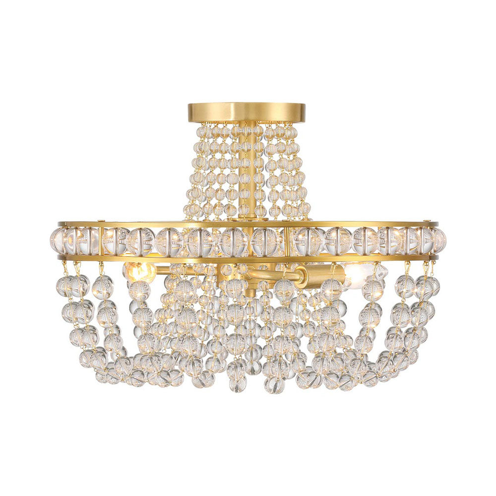 Seville Semi Flush Mount Ceiling Light in Detail.