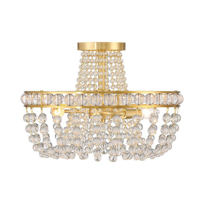 Seville Semi Flush Mount Ceiling Light in Detail.