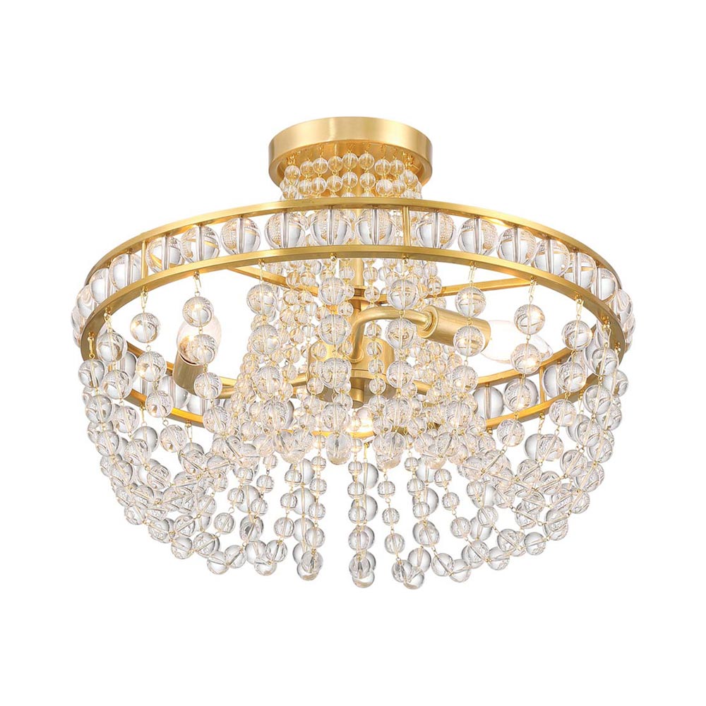 Seville Semi Flush Mount Ceiling Light in Detail.