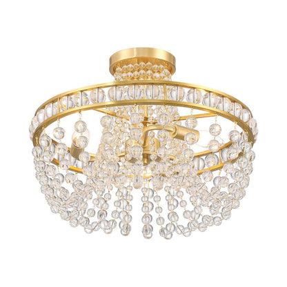 Seville Semi Flush Mount Ceiling Light in Detail.