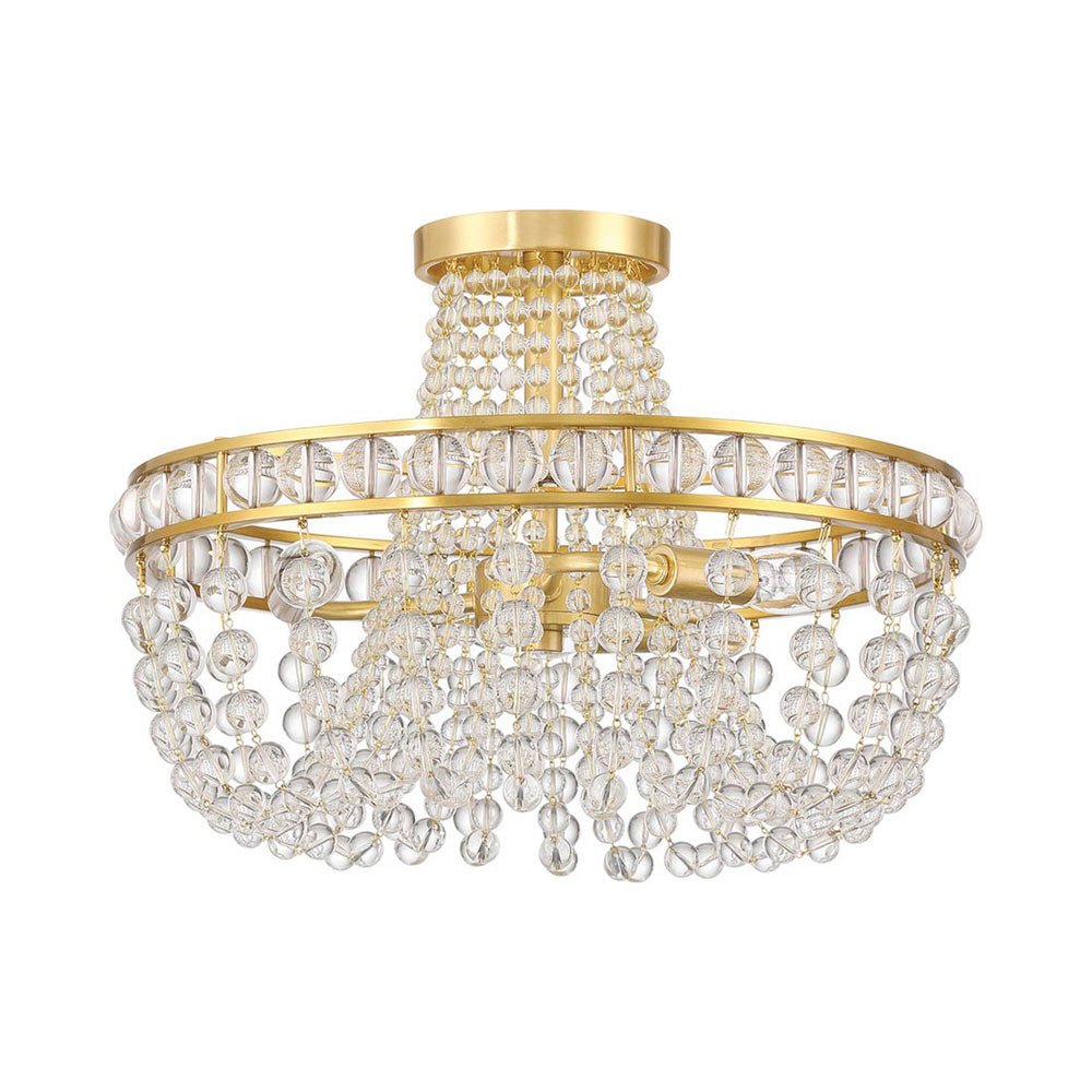 Seville Semi Flush Mount Ceiling Light in Detail.